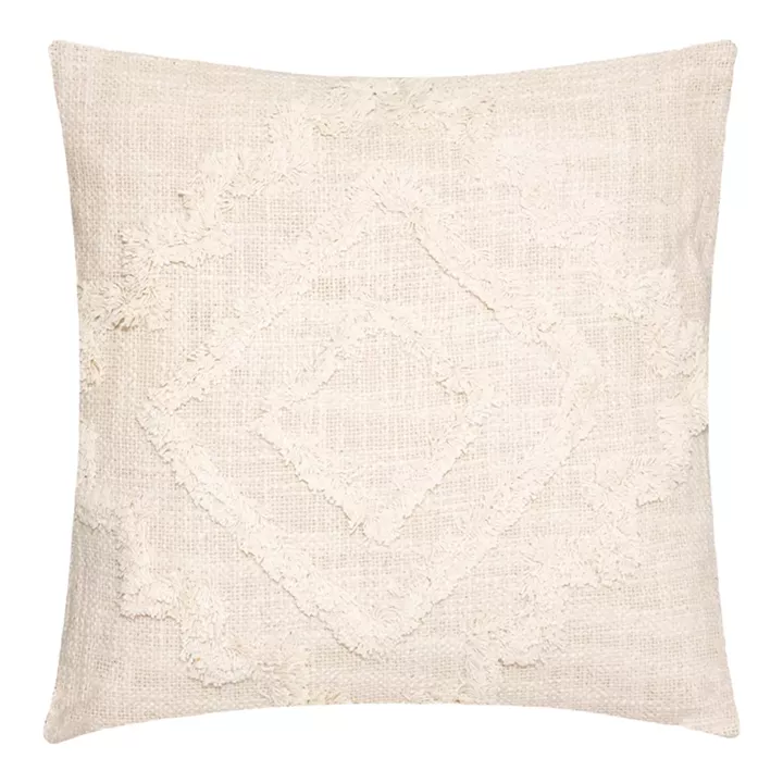 Deco cushion Ferdel pakoworld in ivory color 40x40cm
