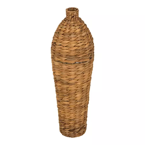 Vase Velout pakoworld hyacinth in natural color D18x57cm