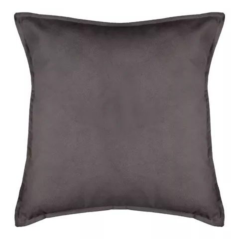 Deco cushion Derfon pakoworld in dark grey color 55x55cm