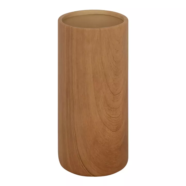 Vase Joefer pakoworld ceramic in natural color D9.5x20cm