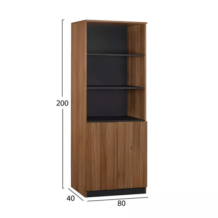 Professional Bookcase HM2354 80x38x200cm