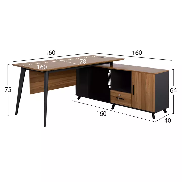 Professional office Supreme Reversible Corner 160x160x75 HM2360