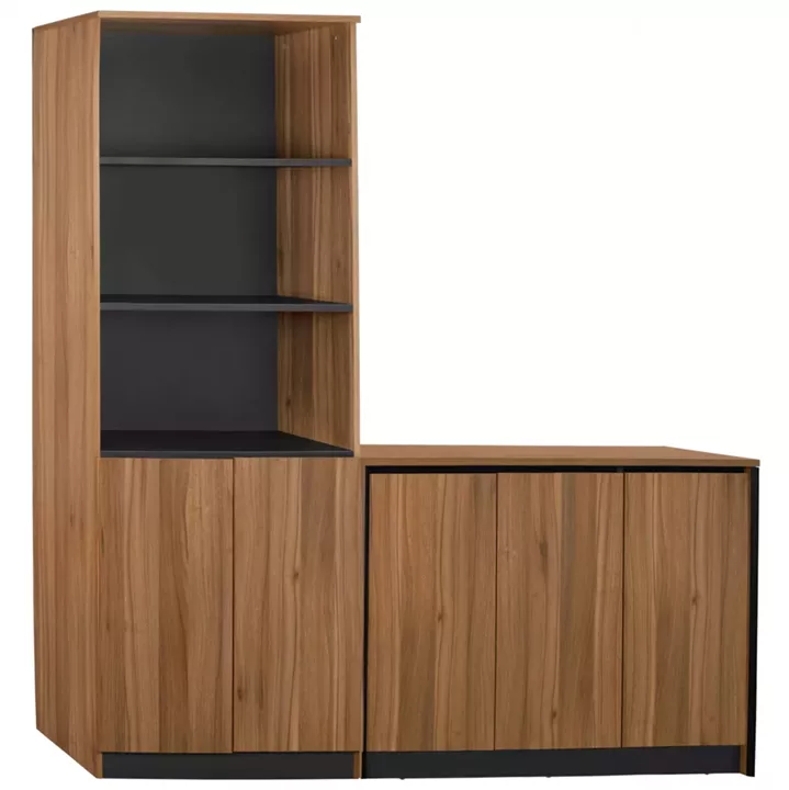 Set 2 pieces Professional office library with cabinet Supreme HM11369