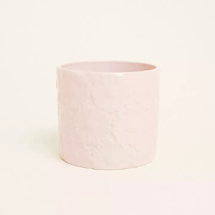 Beauty Home Κασπώ Πήλινο με Ανάγλυφο Σχέδιο Λουλουδιών
 12.8cm x 13.1cm      