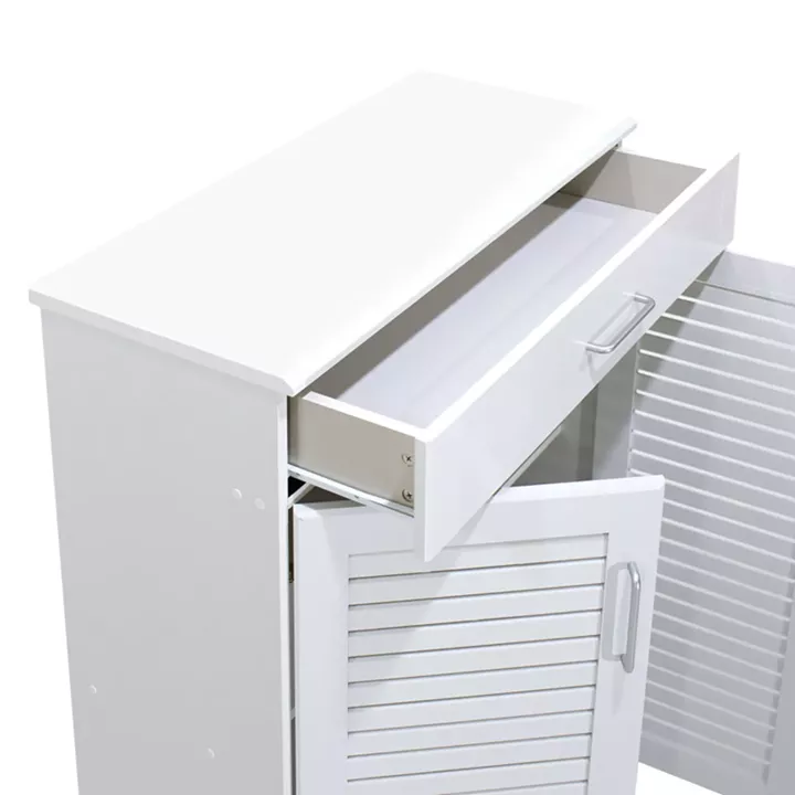 Shoe cabinet Sante pakoworld 20 pairs white 80x37x123cm