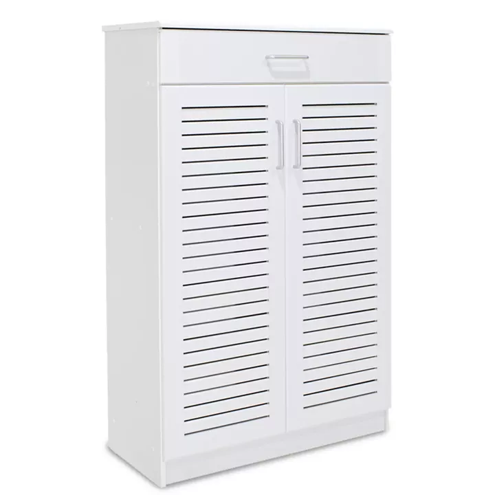 Shoe cabinet Sante pakoworld 20 pairs white 80x37x123cm