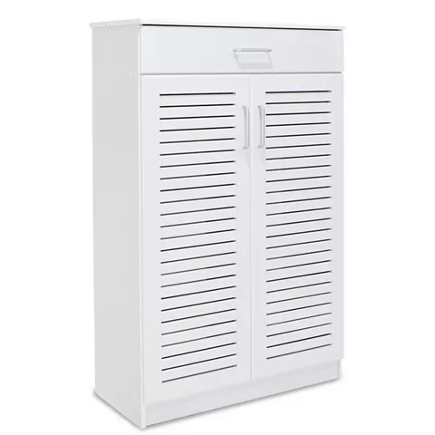 Shoe cabinet Sante pakoworld 20 pairs white 80x37x123cm