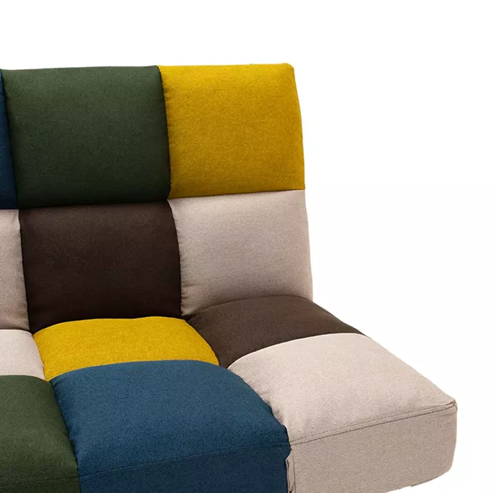 Sofa-bed 3-seater Freddo II pakoworld with colorful fabric 182x81x84cm