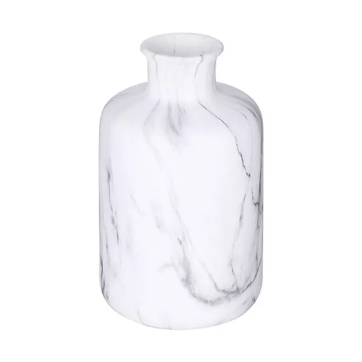 Vase Desel pakoworld ceramic in marble look color D11x18cm