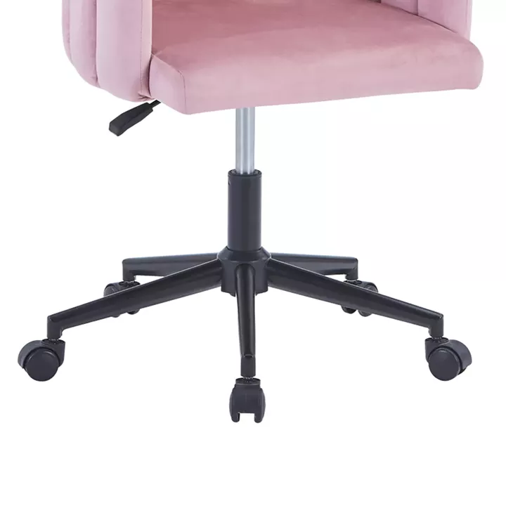Swivel work chair Manole pakoworld rotten apple velvet 58x44x90cm