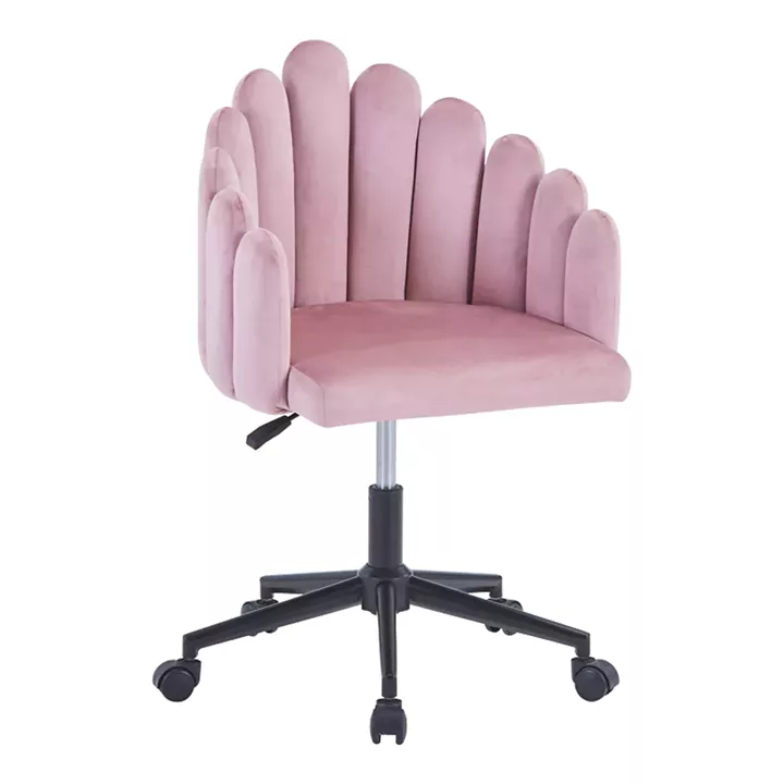 Swivel work chair Manole pakoworld rotten apple velvet 58x44x90cm