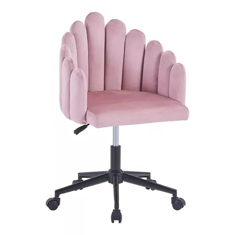 Swivel work chair Manole pakoworld rotten apple velvet 58x44x90cm