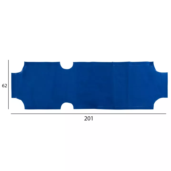 Spare parts cover for sunbed HM5072.01 Textline Blue 201x62 cm