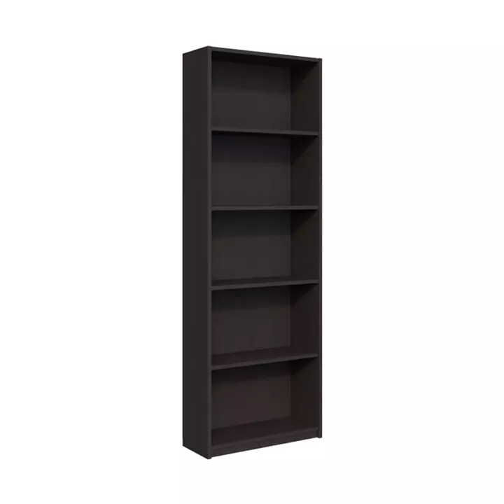 Max pakoworld bookcase in anthracite shade 58x23x170cm