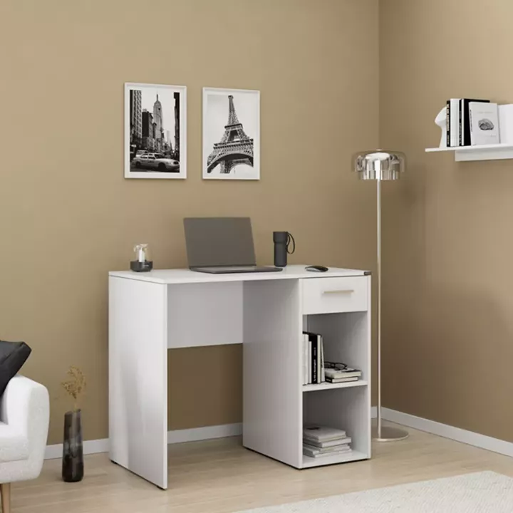 Concept pakoworld work desk in white 90x52x75cm