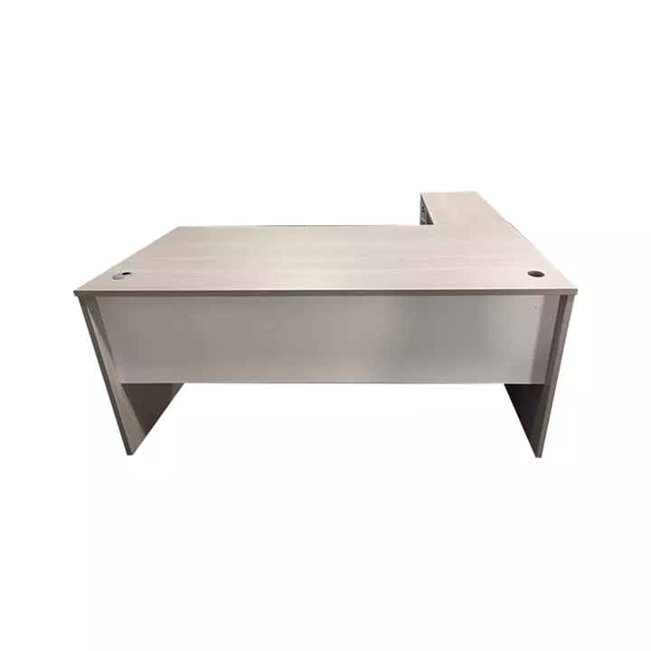 Professional work corner desk Armadi pakoworld grey-white 140x70x75cm