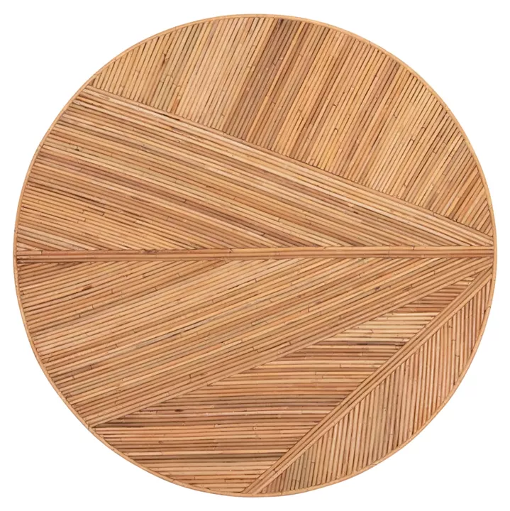 ΤΡΑΠΕΖΙ ΤΡΑΠΕΖΑΡΙΑΣ GATSBY HM9884 ΦΥΣΙΚΟ RATTAN ΣΕ ΦΥΣΙΚΟ ΧΡΩΜΑ Φ120x76Υεκ.