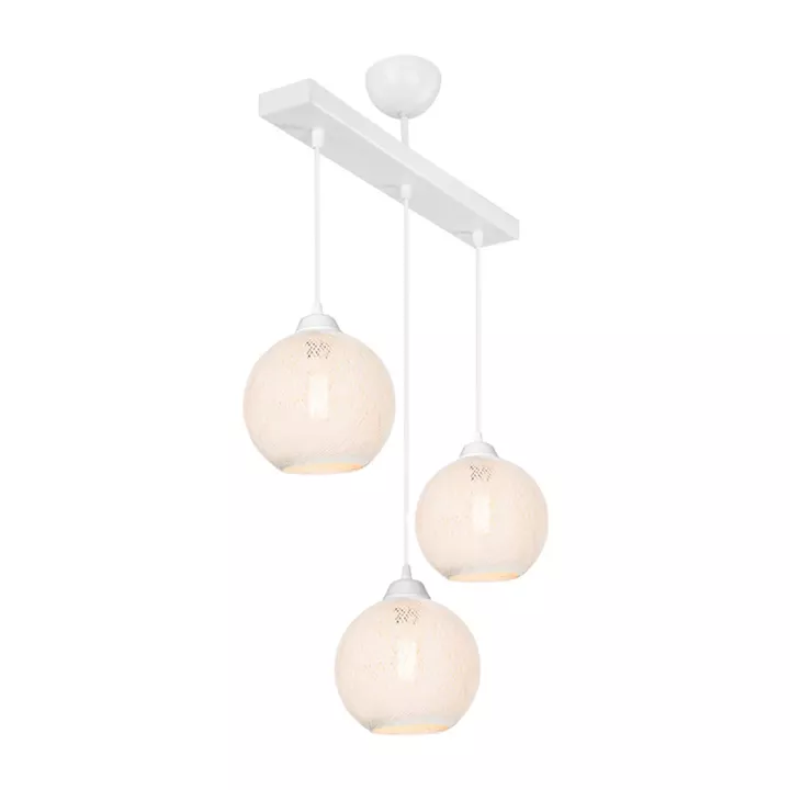 Three-light ceiling lamp PWL-0973 II pakoworld E27 white 50x18x85cm