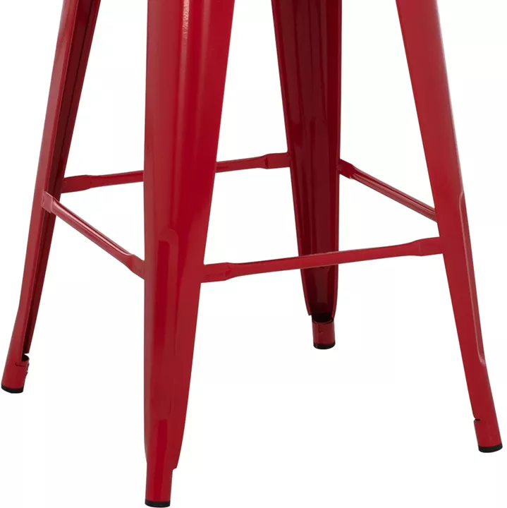 ΣΚΑΜΠΟ ΜΕΣΑΙΟΥ ΥΨΟΥΣ ΜΕΤΑΛΛΙΚΟ MELITA-PRO HM8573.44 ΚΟΚΚΙΝΟ 43x43x67Υεκ.