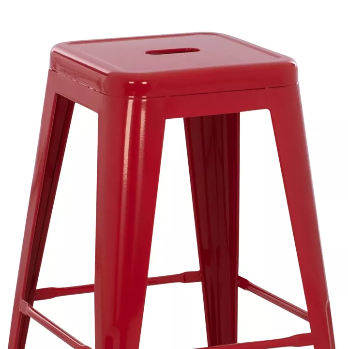 ΣΚΑΜΠΟ ΜΕΣΑΙΟΥ ΥΨΟΥΣ ΜΕΤΑΛΛΙΚΟ MELITA-PRO HM8573.44 ΚΟΚΚΙΝΟ 43x43x67Υεκ.