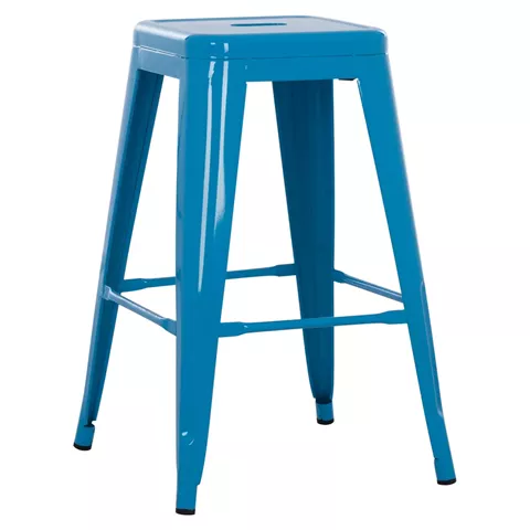 ΣΚΑΜΠΟ ΜΕΣΑΙΟΥ ΥΨΟΥΣ ΜΕΤΑΛΛΙΚΟ MELITA-PRO HM8573.48 ΜΠΛΕ 43x43x67Υεκ.