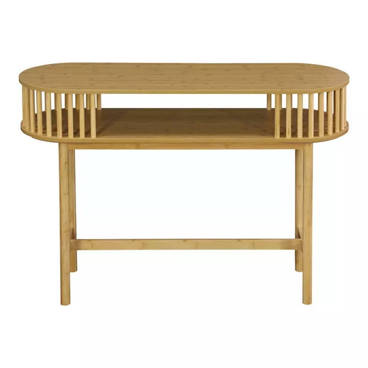 Κονσόλα Nodial pakoworld MDF/Bamboo σε φυσική απόχρωση 120x39x85εκ