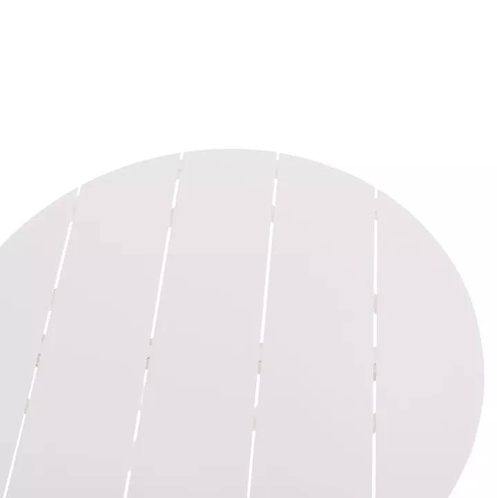 OUTDOOR TABLE ROUND HIGER HM6289.02 WHITE ALUMINUM Φ90Χ74Hcm.