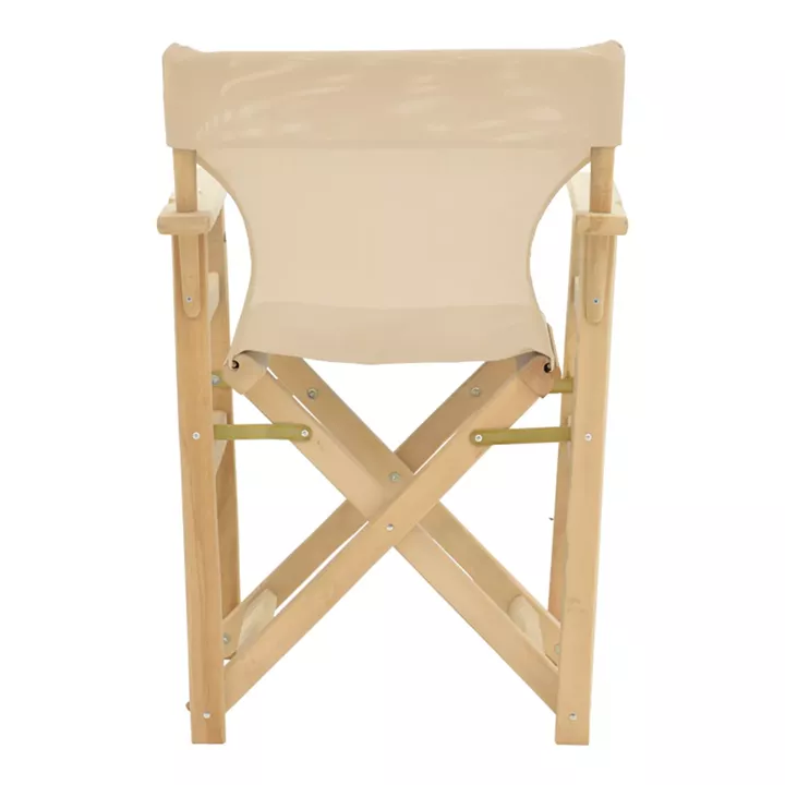 Director's armchair frame Kompa pakoworld solid beech wood inpainted wood color 56.5x54x88cm