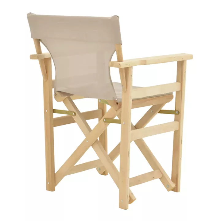 Director's armchair frame Kompa pakoworld solid beech wood inpainted wood color 56.5x54x88cm