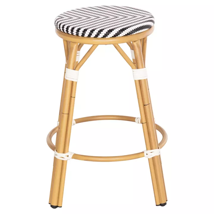 ΣΚΑΜΠΟ ΑΛΟΥΜΙΝΙΟΥ ΜΕΣ.ΥΨΟΥΣ CHINO HM6286.03 BAMBOO LOOK & TEXTILENE 43x43x65Υεκ