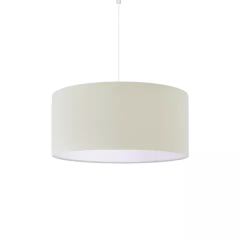 Single-light ceiling lamp PWL-1091 pakoworld E27 in cream shade D38x21cm