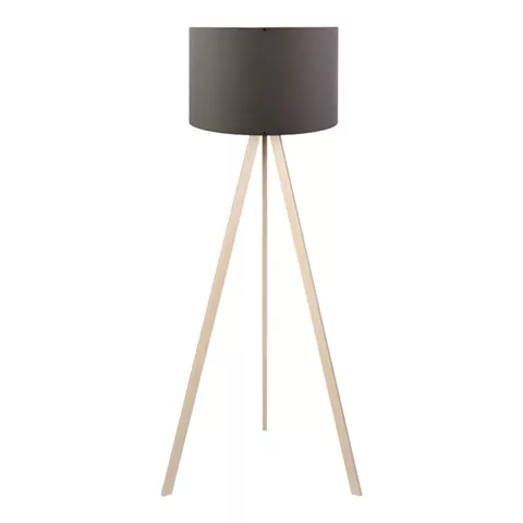 Floor lamp PWL-1060 pakoworld Ε27 natural-antharcite D38x140cm
