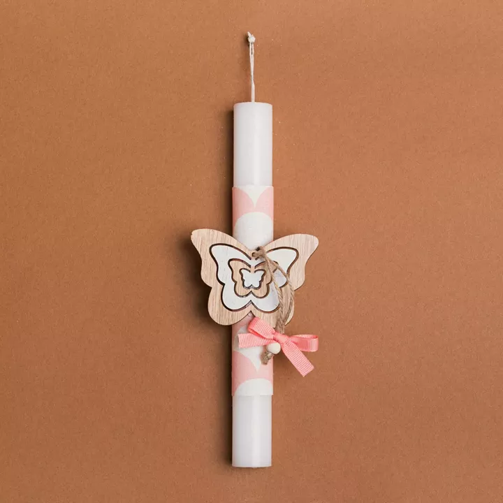 Beauty Home ΛΑΜΠΑΔΑ 25cm ΞΥΛΙΝΗ ΠΕΤΑΛΟΥΔΑ ΣΟΜΟΝ