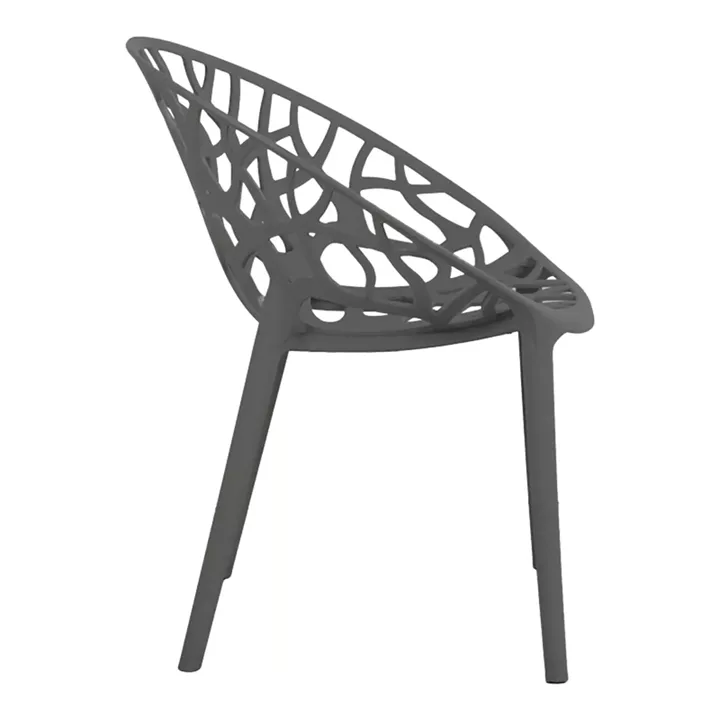 Daren pakoworld pp armchair in anthracite shade 59x60x79.5cm