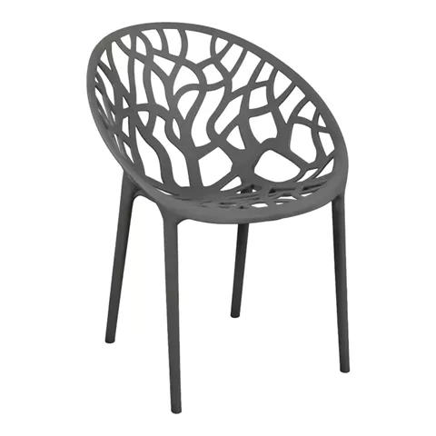 Daren pakoworld pp armchair in anthracite shade 59x60x79.5cm