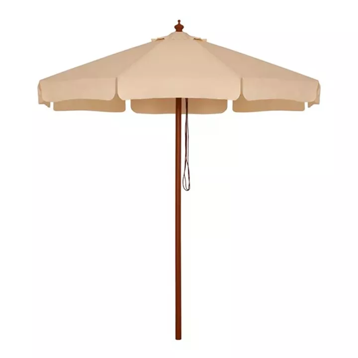 Professional Umbrella 2.30m with wooden frame HM6021 Beige