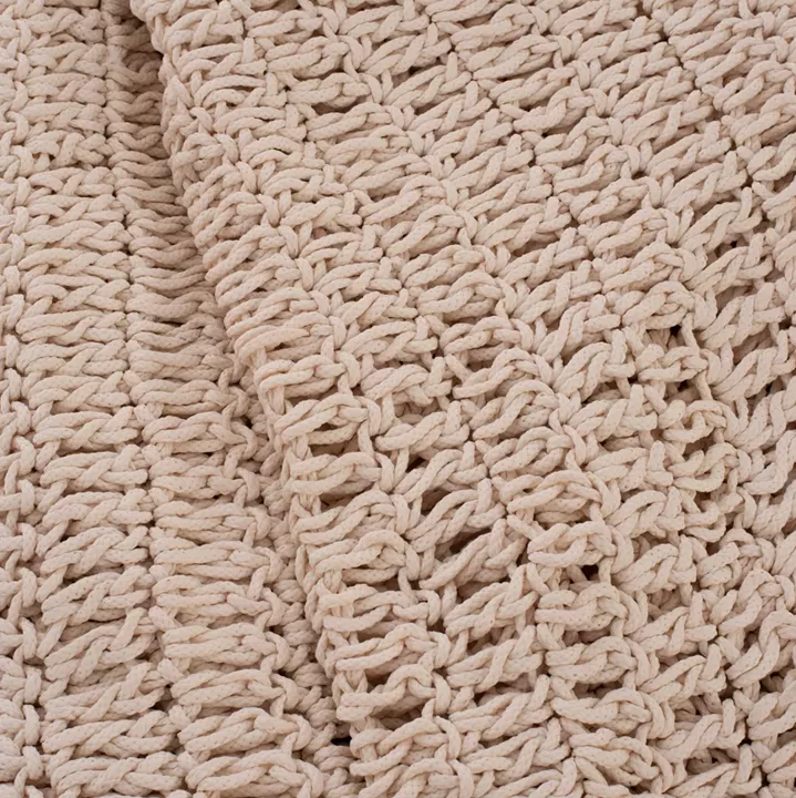 MACRAME SUNSHADE HM5780, BEIGE COLOR, 300X300CM