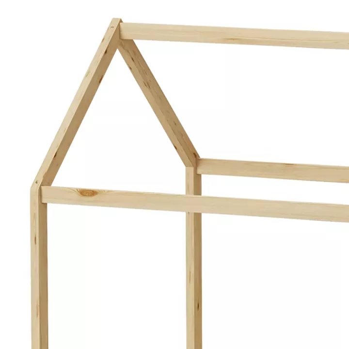 Παιδικό κρεβάτι Mellin τ.Montessori με 2 συρτάρια pakoworld ξύλο πεύκου σε φυσική απόχρωση 90x190εκ