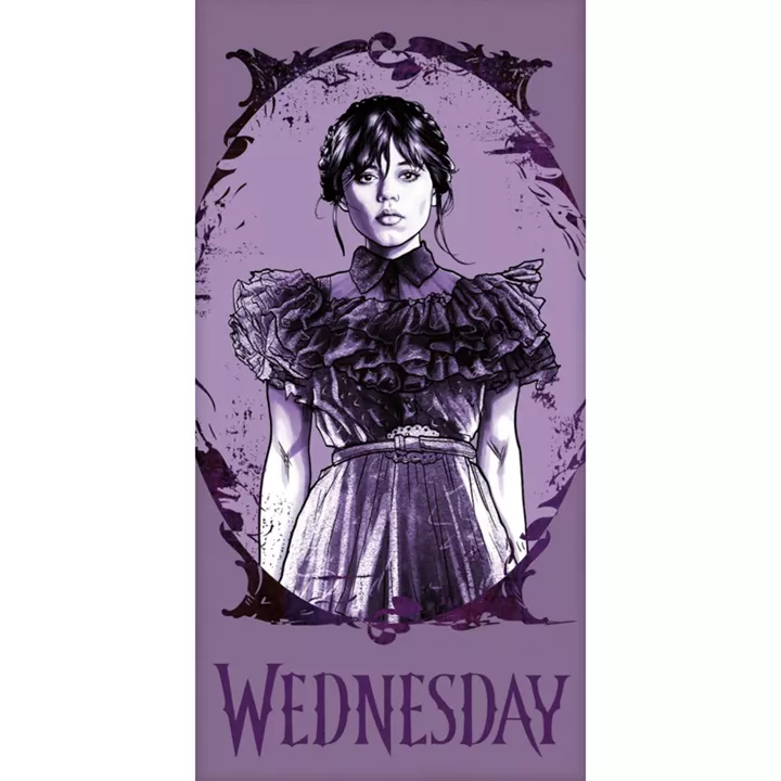 Πετσέτα Θαλάσσης Βαμβακερή Βελούδινη Wednesday 320gsm