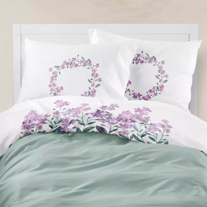 Σεντόνι Digital Print Σετ Forget me Not Υπέρδιπλο