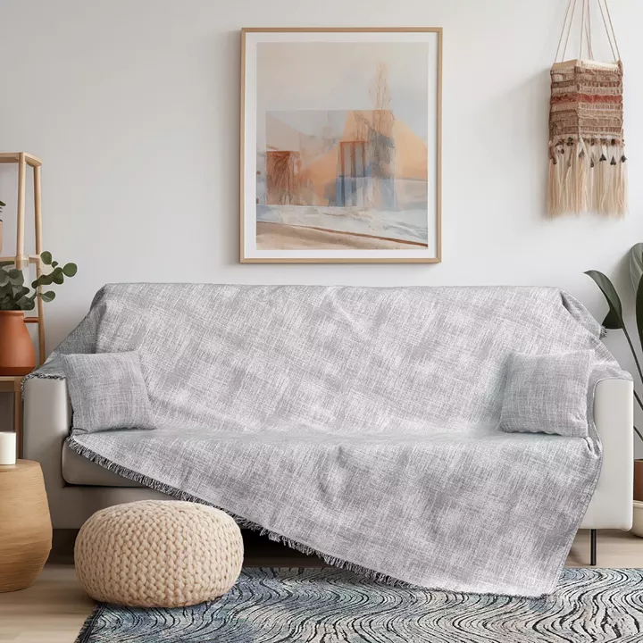 Beauty Home Ριχτάρι Μονοθέσιο Art 8710 180x170 Γκρι