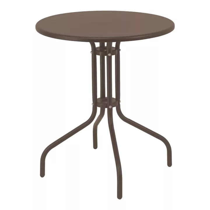 Vergo-Obbi pakoworld dining table brown metal Φ60x70cm
