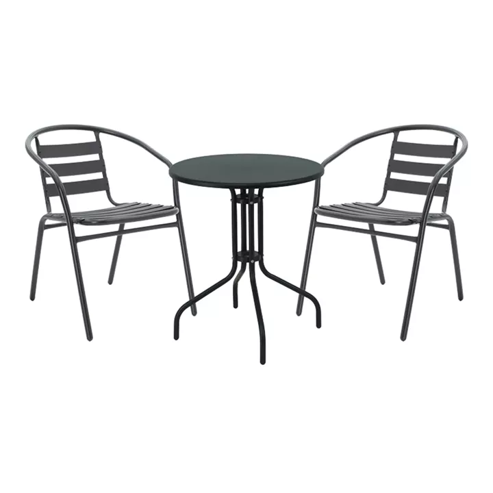 Vergo-Tade pakoworld dining table black metal Φ60x70cm