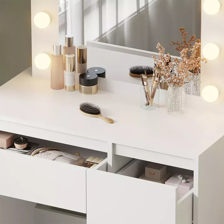 ΤΟΥΑΛΕΤΑ ΜΕ ΦΩΤΙΣΜΟ LED & ΣΥΡΤΑΡΙΑ KEITLIN HM2499.03 ΜΕΛΑΜΙΝΗ ΣΕ ΛΕΥΚΟ 80x40x140Υεκ.