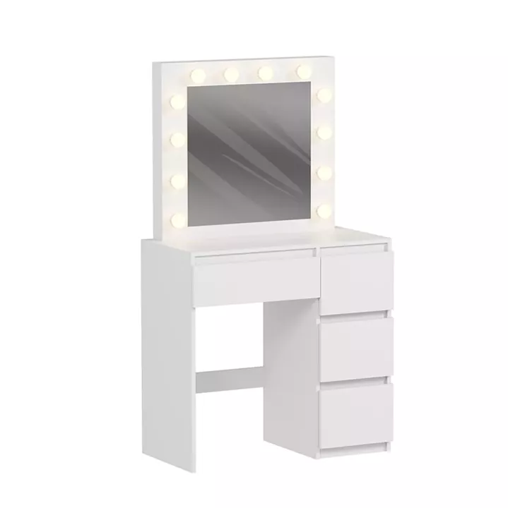 ΤΟΥΑΛΕΤΑ ΜΕ ΦΩΤΙΣΜΟ LED & ΣΥΡΤΑΡΙΑ KEITLIN HM2499.03 ΜΕΛΑΜΙΝΗ ΣΕ ΛΕΥΚΟ 80x40x140Υεκ.