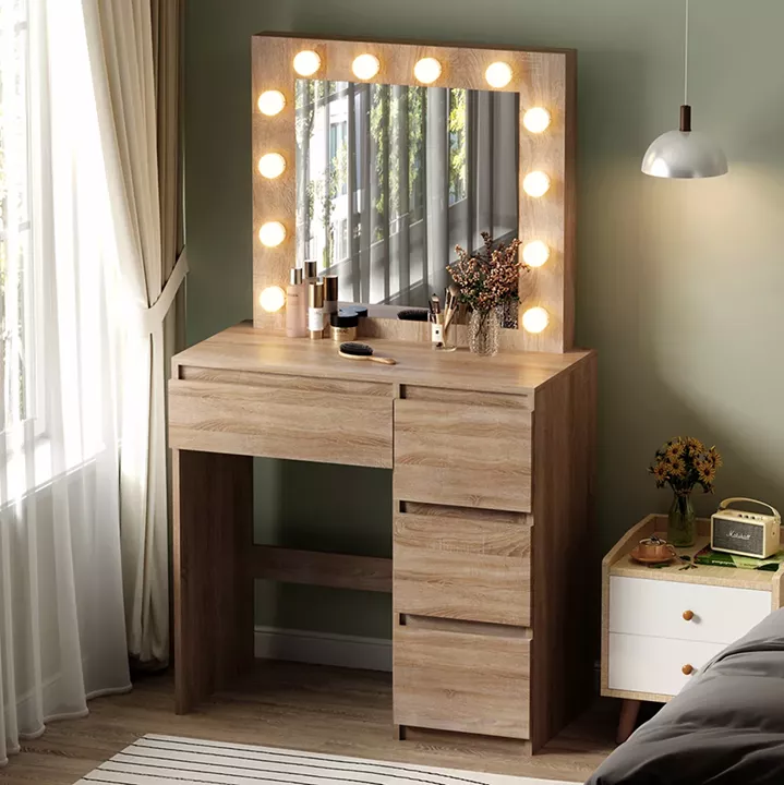 ΤΟΥΑΛΕΤΑ ΜΕ ΦΩΤΙΣΜΟ LED & ΣΥΡΤΑΡΙΑ KEITLIN HM2499.01 ΜΕΛΑΜΙΝΗ ΣΕ SONAMA 80x40x140Υεκ