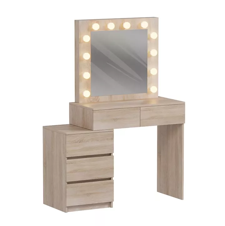 ΤΟΥΑΛΕΤΑ ΜΕ ΦΩΤΙΣΜΟ LED & ΣΥΡΤΑΡΙΑ BEYON HM2500.01 ΜΕΛΑΜΙΝΗ ΣΕ SONAMA 80x40x140Υεκ.