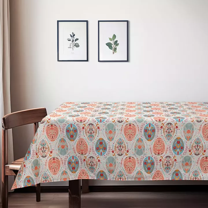 Beauty Home ΤΡΑΠΕΖΟΜΑΝΤΗΛΟ ΑΥΓΑ ΣΕ ΠΑΣΤΕΛ ΑΠΟΧΡΩΣΕΙΣ   135 x 220 cm   