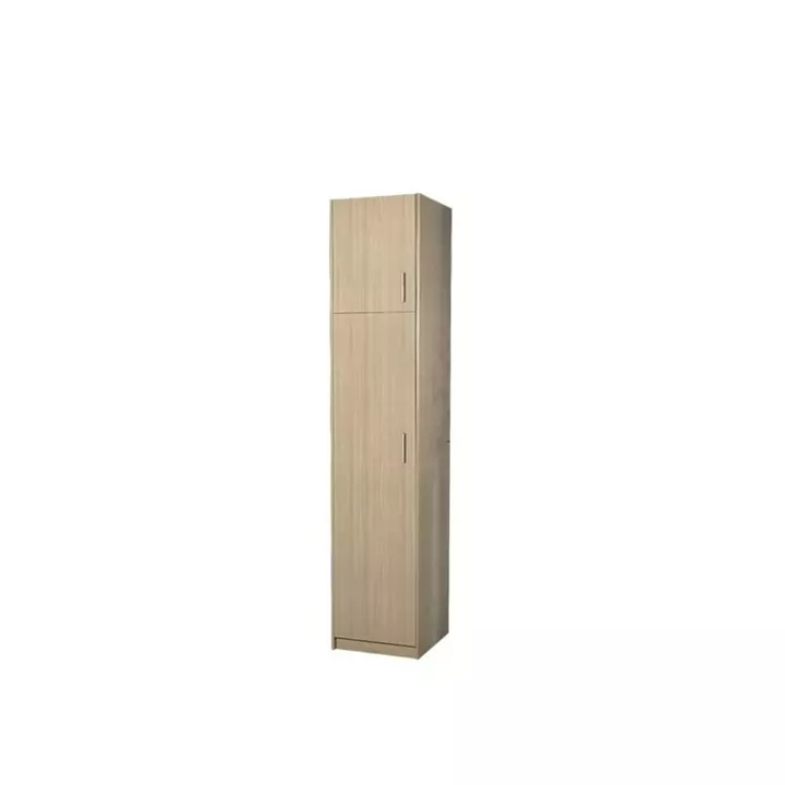Μονόφυλλη ντουλάπα με πατάρι 48cm δρυς
