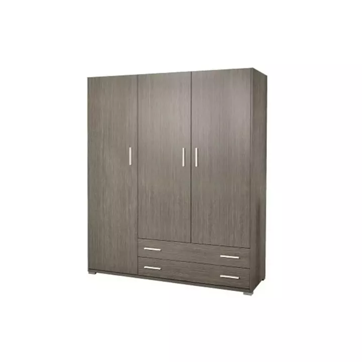 Παιδική ντουλάπα τρίφυλλη 110cm σταχτί